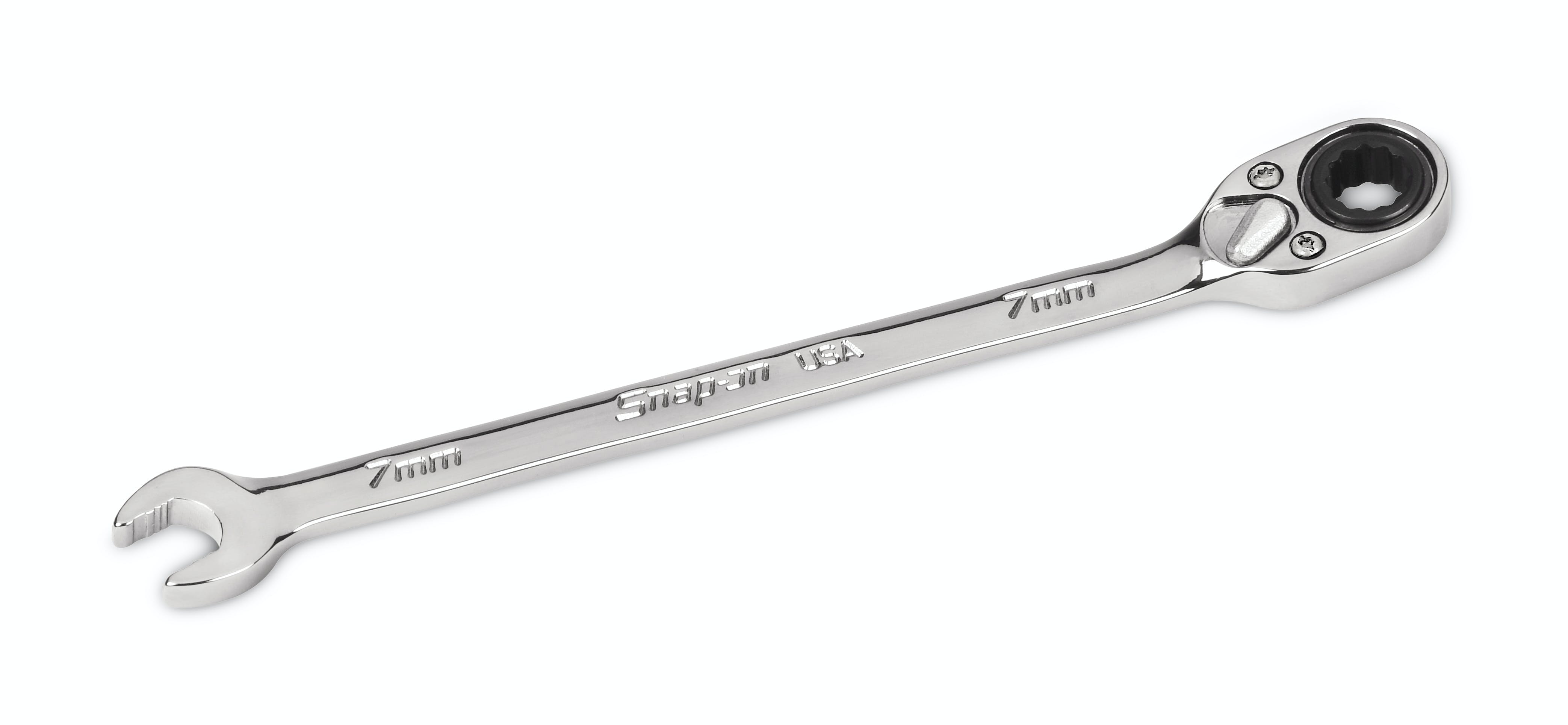 7 mm 12-Point Flank Drive® Plus Reversible Ratcheting Combination Wrench | SOXRRM7A 7 mm 12-Point Flank Drive® Plus Reversible Ratcheting Combination Wrench | SOXRRM7A